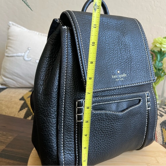 NWOT! Kate Spade $498 Claremont Drive Cody Cowhide Black Leather Backpack - Picture 12 of 16